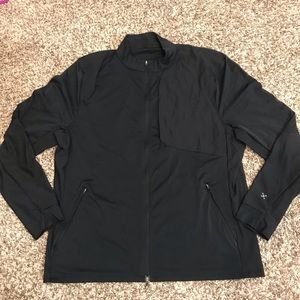Men’s black lululemon athletic jacket sz XXL